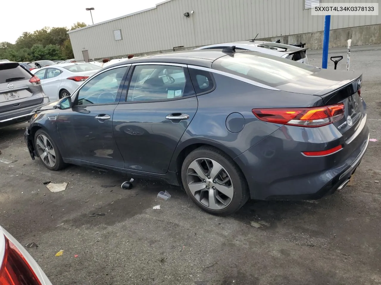 5XXGT4L34KG378133 2019 Kia Optima Lx