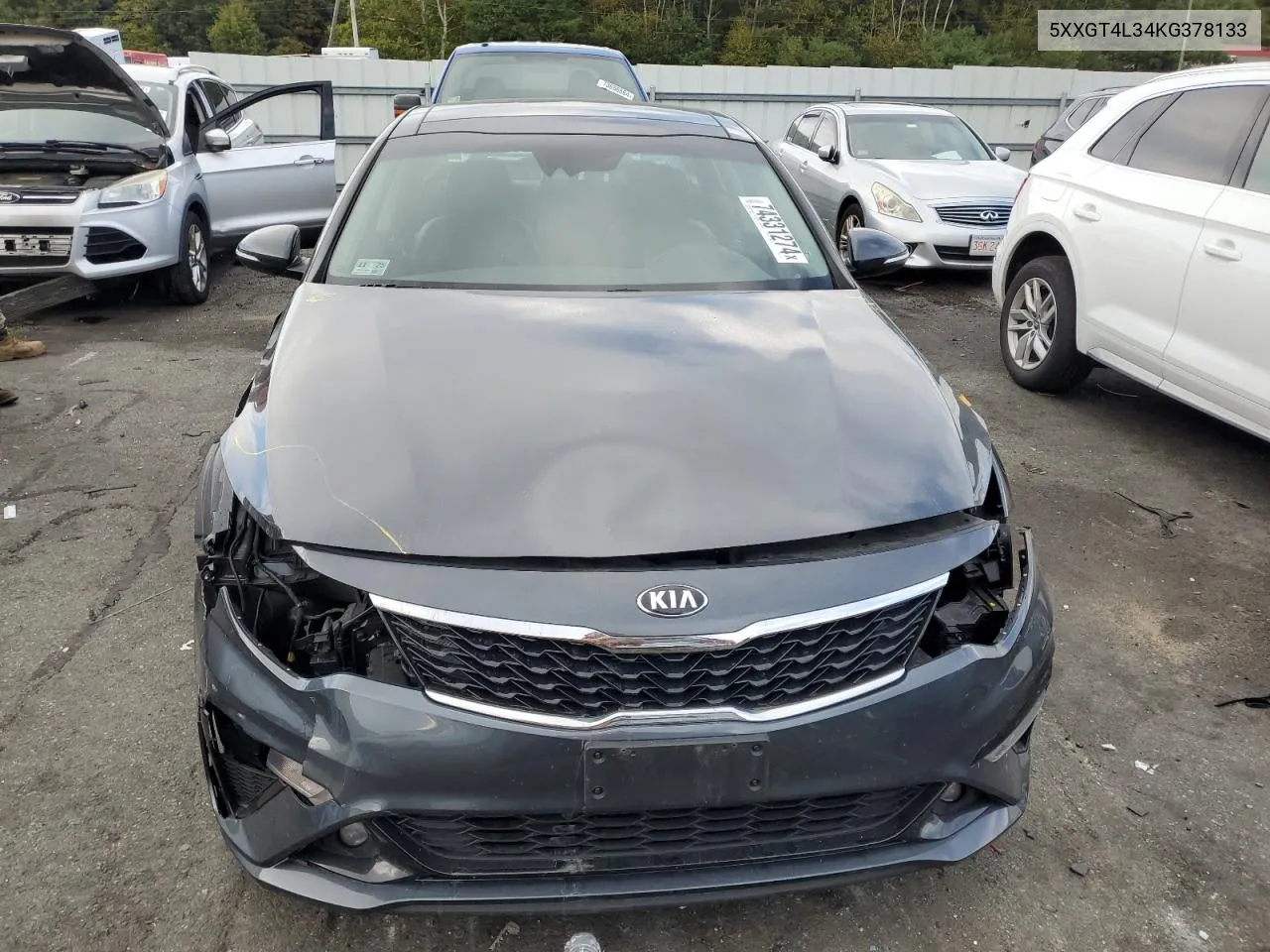 5XXGT4L34KG378133 2019 Kia Optima Lx