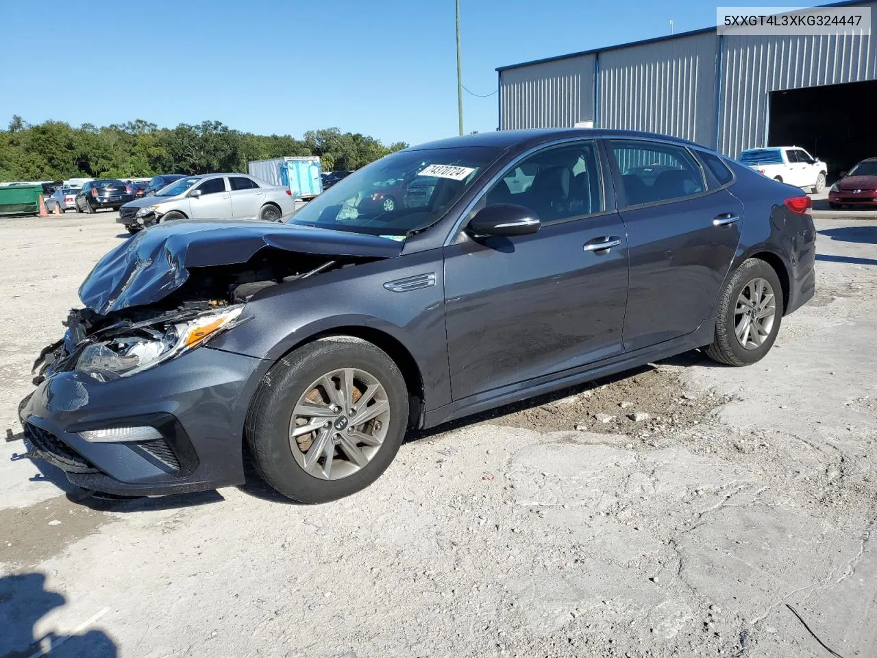 5XXGT4L3XKG324447 2019 Kia Optima Lx