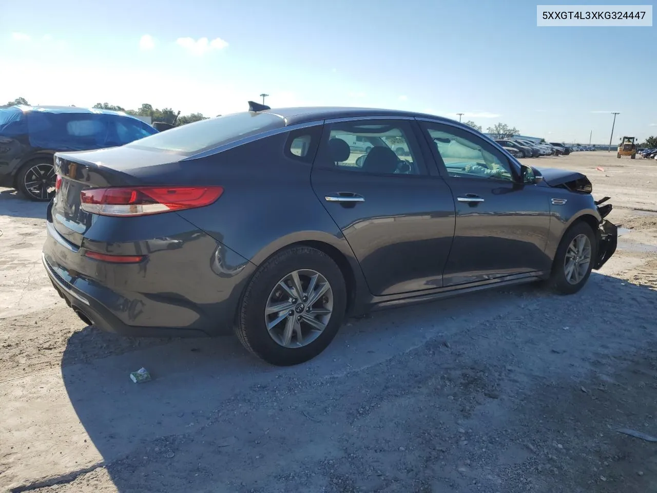 2019 Kia Optima Lx VIN: 5XXGT4L3XKG324447 Lot: 74370724