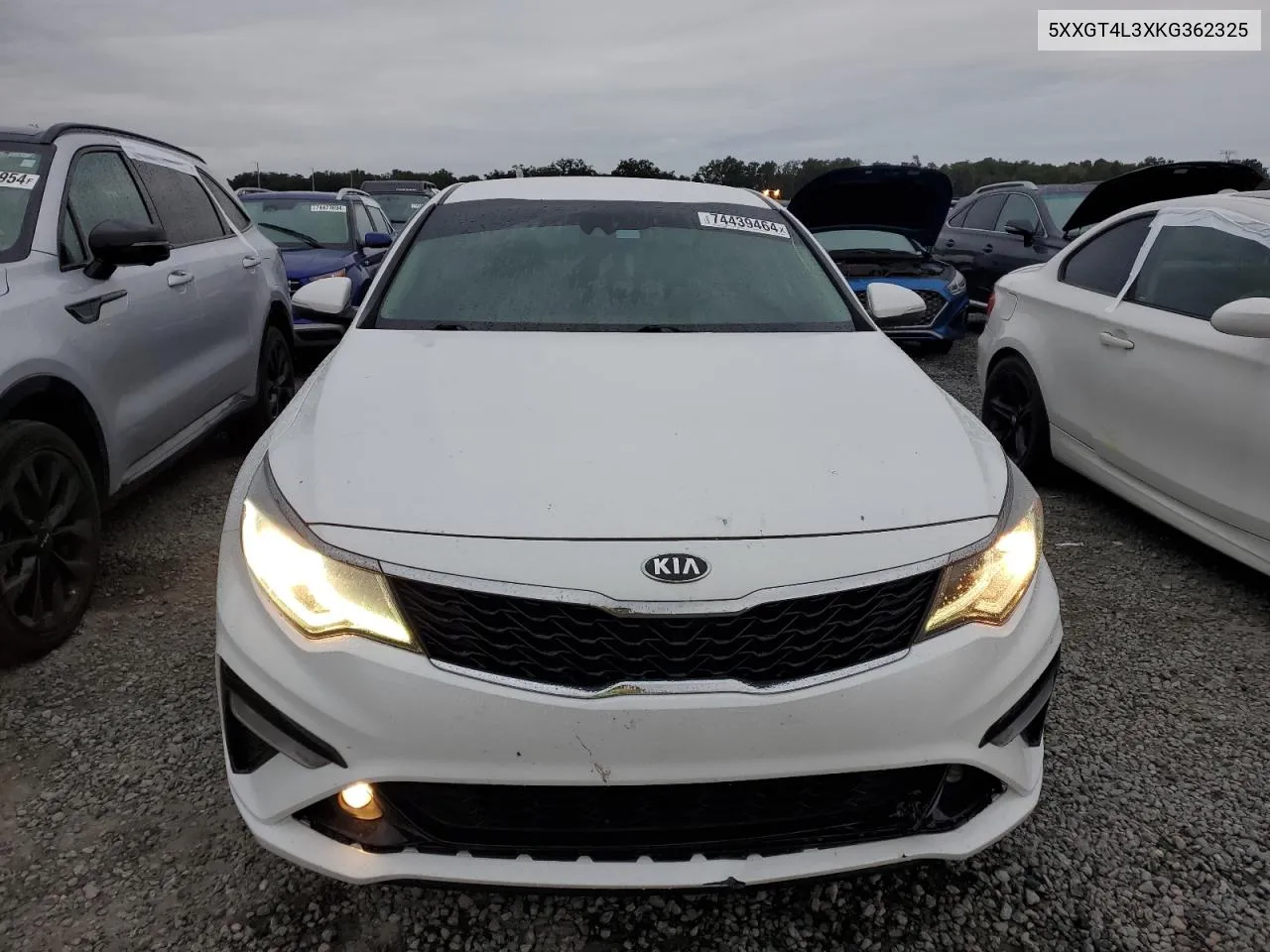 2019 Kia Optima Lx VIN: 5XXGT4L3XKG362325 Lot: 74439464