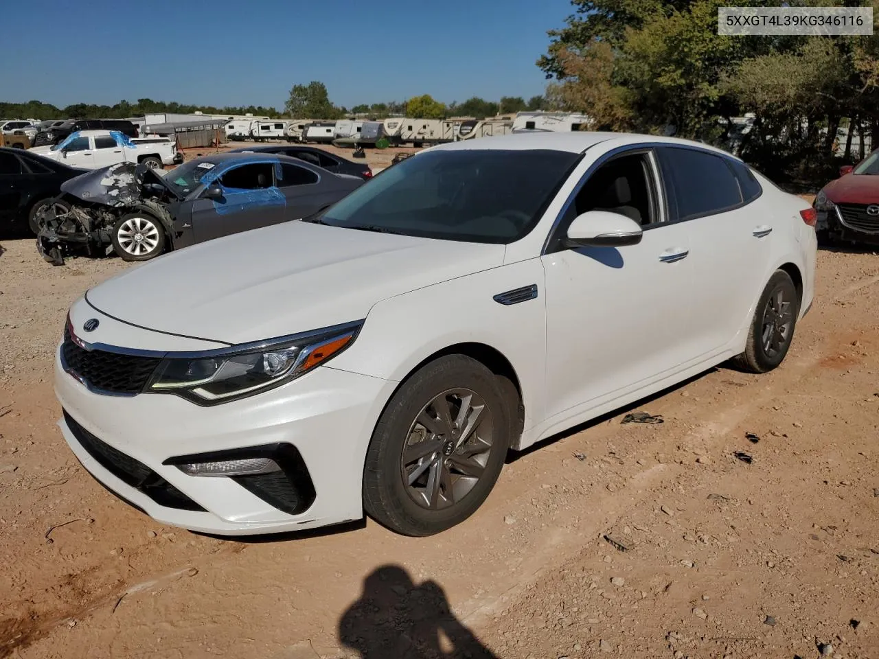 2019 Kia Optima Lx VIN: 5XXGT4L39KG346116 Lot: 74484464