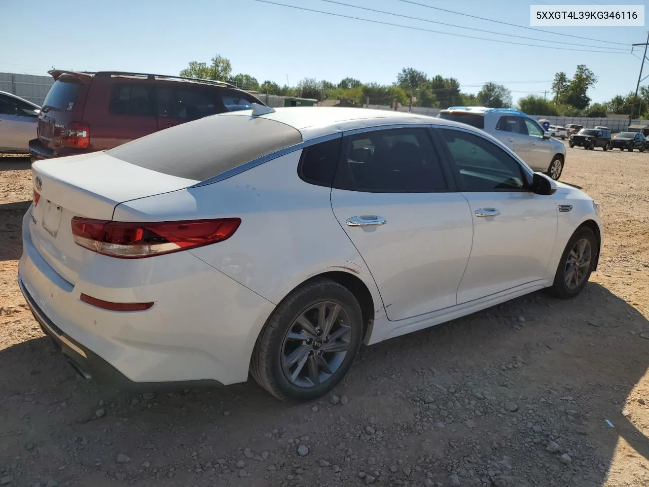 2019 Kia Optima Lx VIN: 5XXGT4L39KG346116 Lot: 74484464