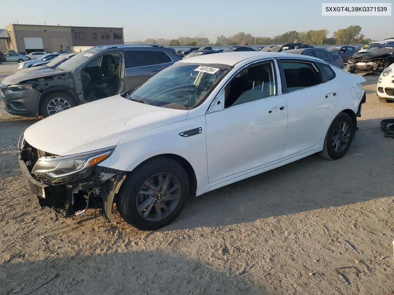 2019 Kia Optima Lx VIN: 5XXGT4L38KG371539 Lot: 74491284