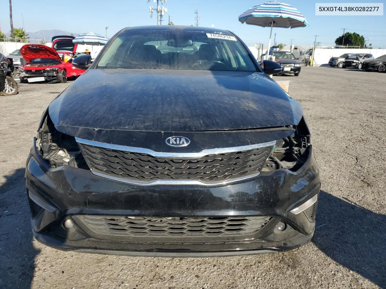 5XXGT4L38KG282277 2019 Kia Optima Lx