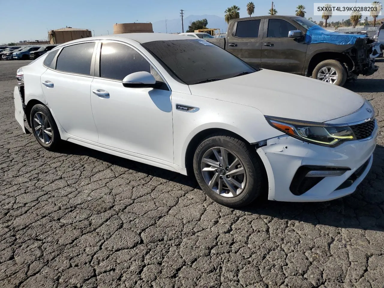 2019 Kia Optima Lx VIN: 5XXGT4L39KG288203 Lot: 74566294