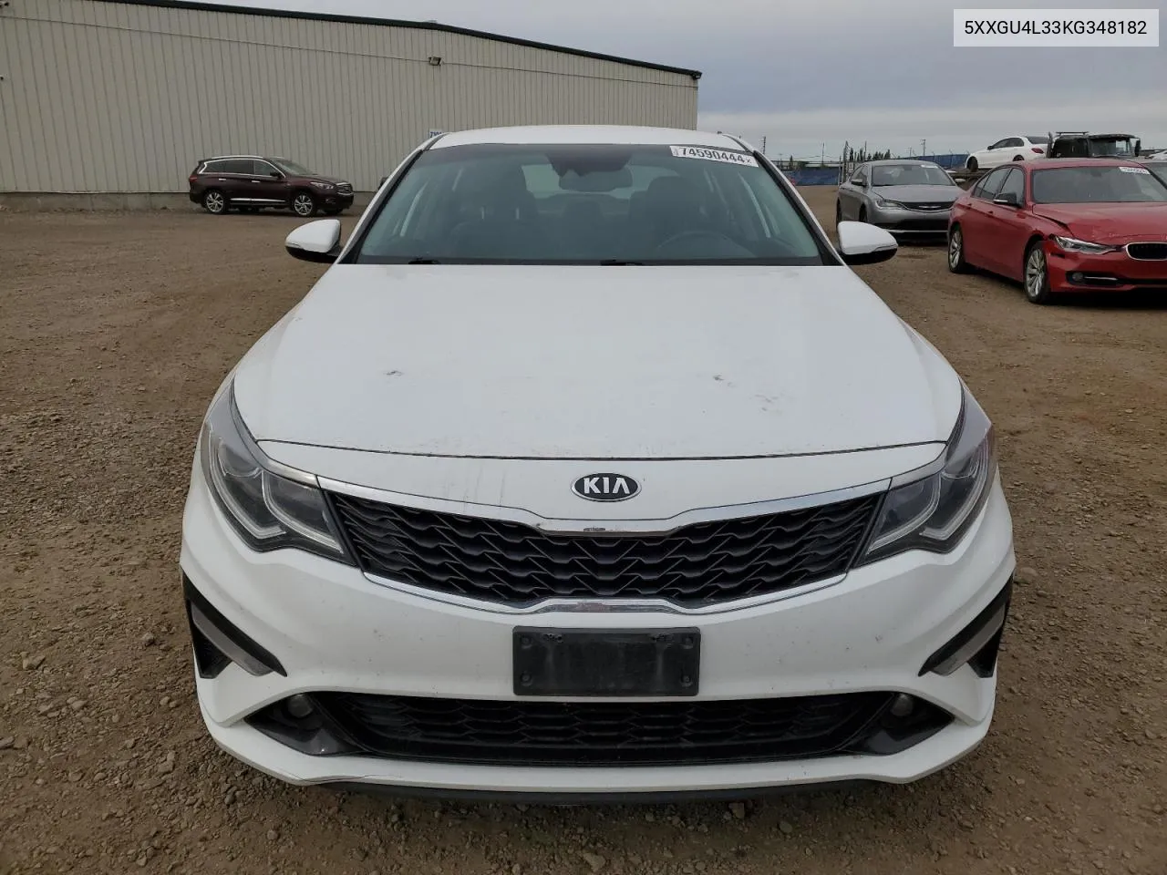 2019 Kia Optima Ex VIN: 5XXGU4L33KG348182 Lot: 74590444