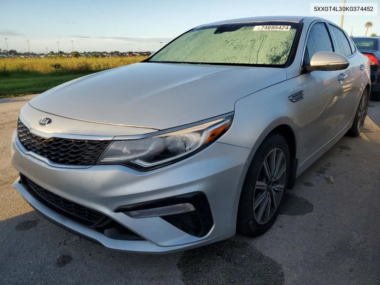 5XXGT4L30KG374452 2019 Kia Optima Lx