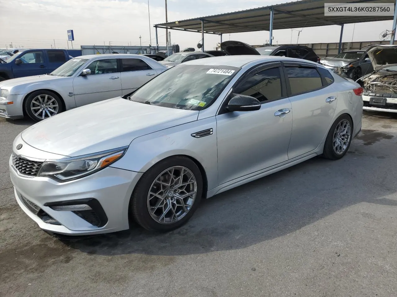 2019 Kia Optima Lx VIN: 5XXGT4L36KG287560 Lot: 74721484