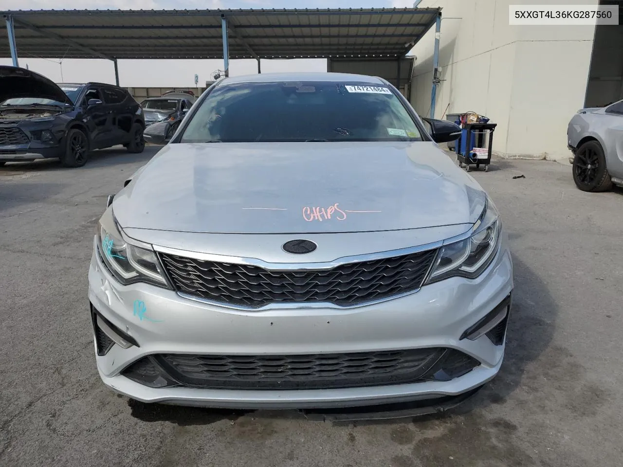 2019 Kia Optima Lx VIN: 5XXGT4L36KG287560 Lot: 74721484