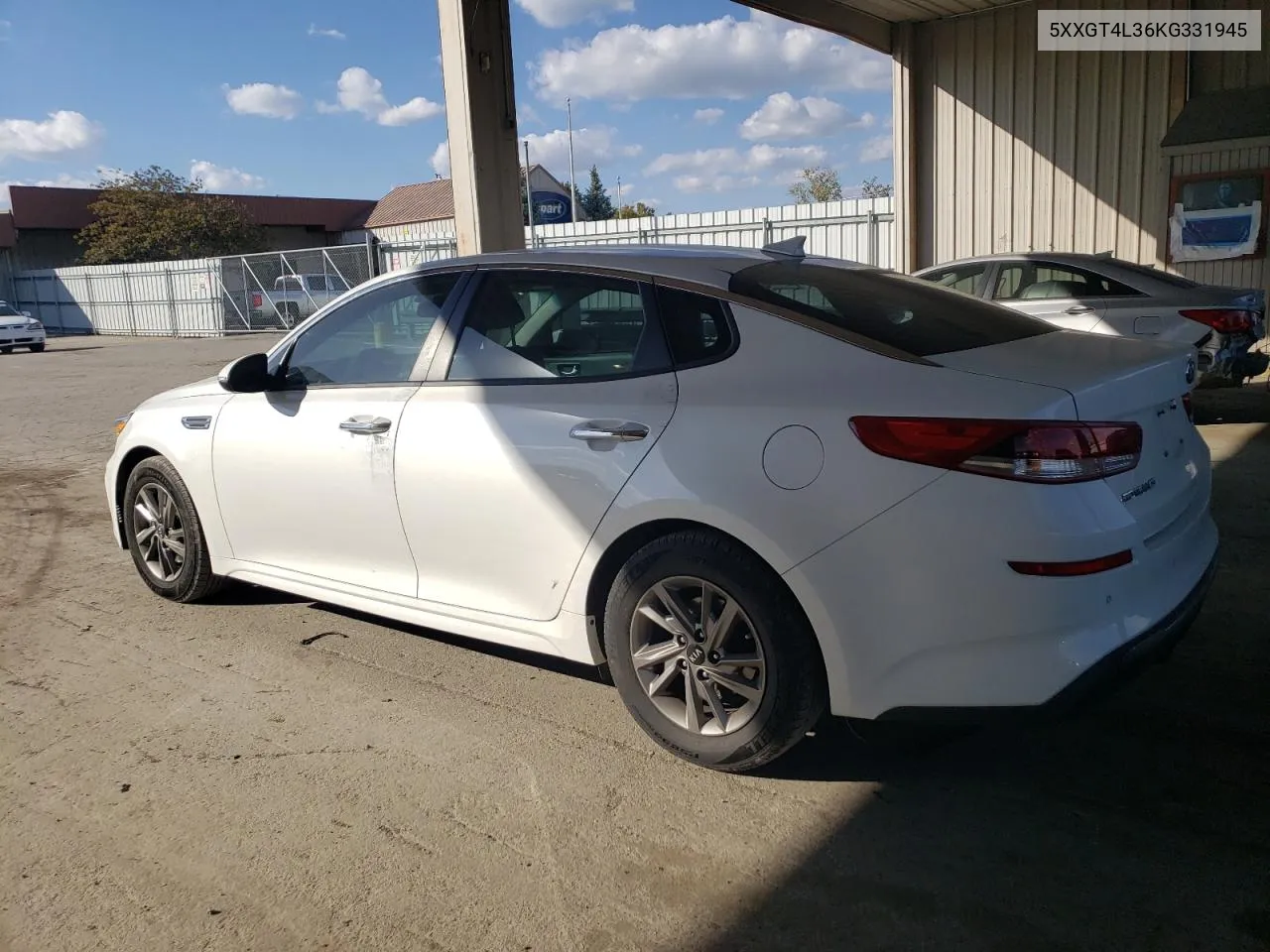 2019 Kia Optima Lx VIN: 5XXGT4L36KG331945 Lot: 74730224