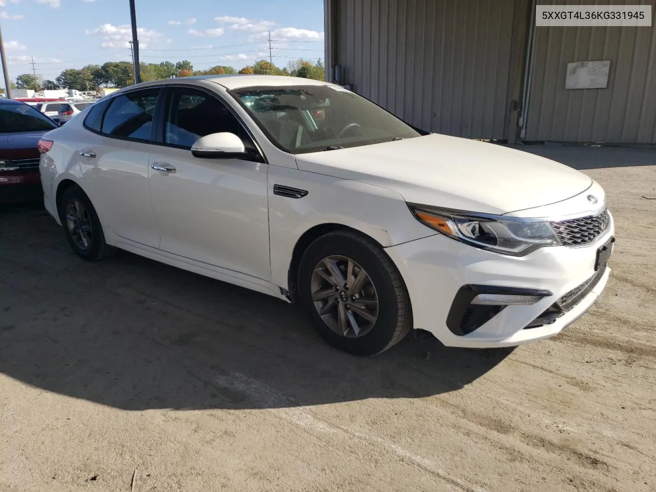 5XXGT4L36KG331945 2019 Kia Optima Lx