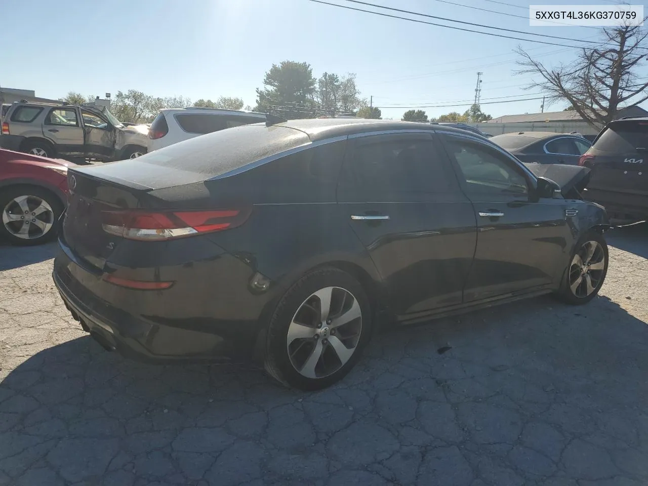 2019 Kia Optima Lx VIN: 5XXGT4L36KG370759 Lot: 74845964