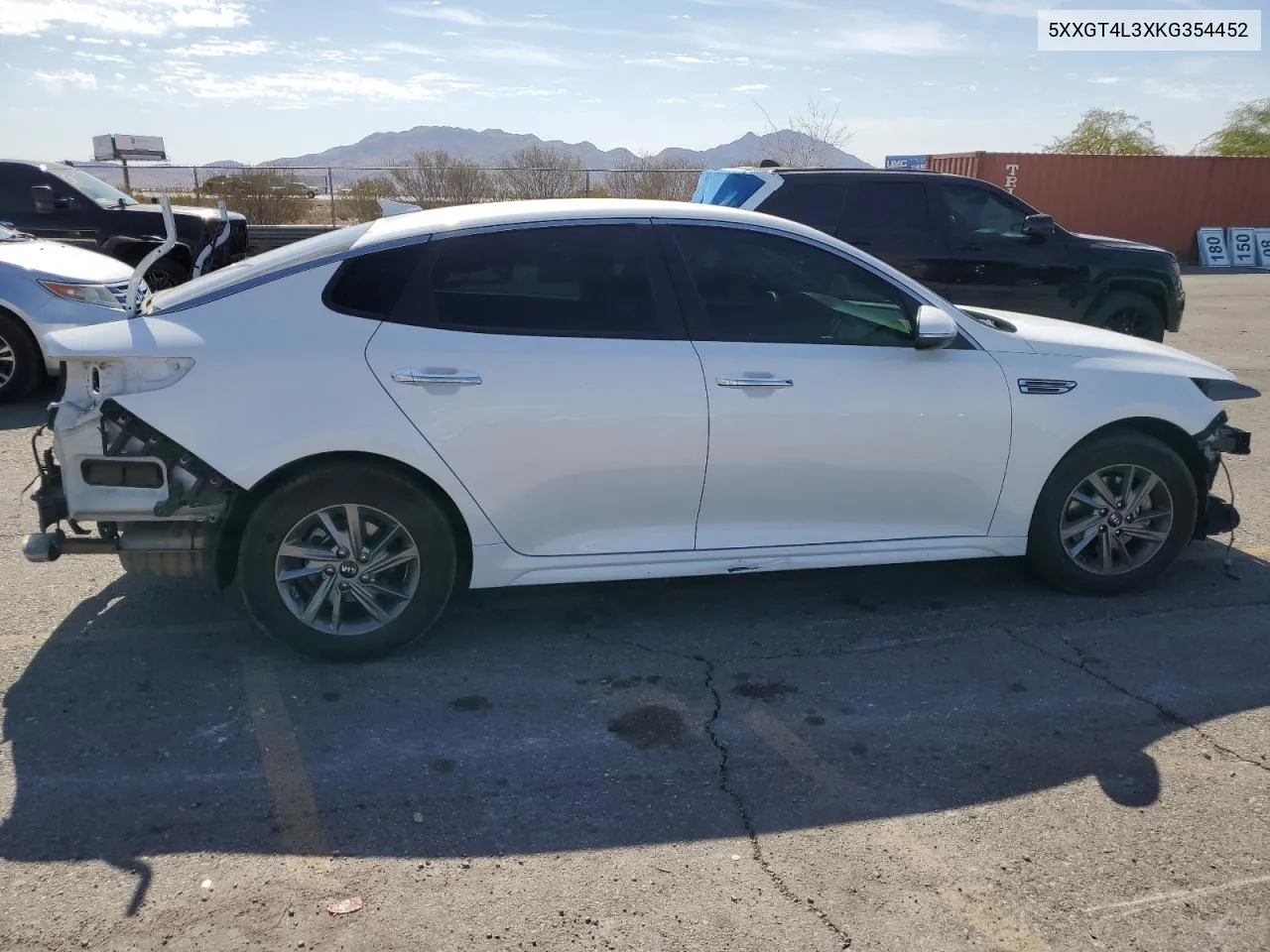 2019 Kia Optima Lx VIN: 5XXGT4L3XKG354452 Lot: 74853084