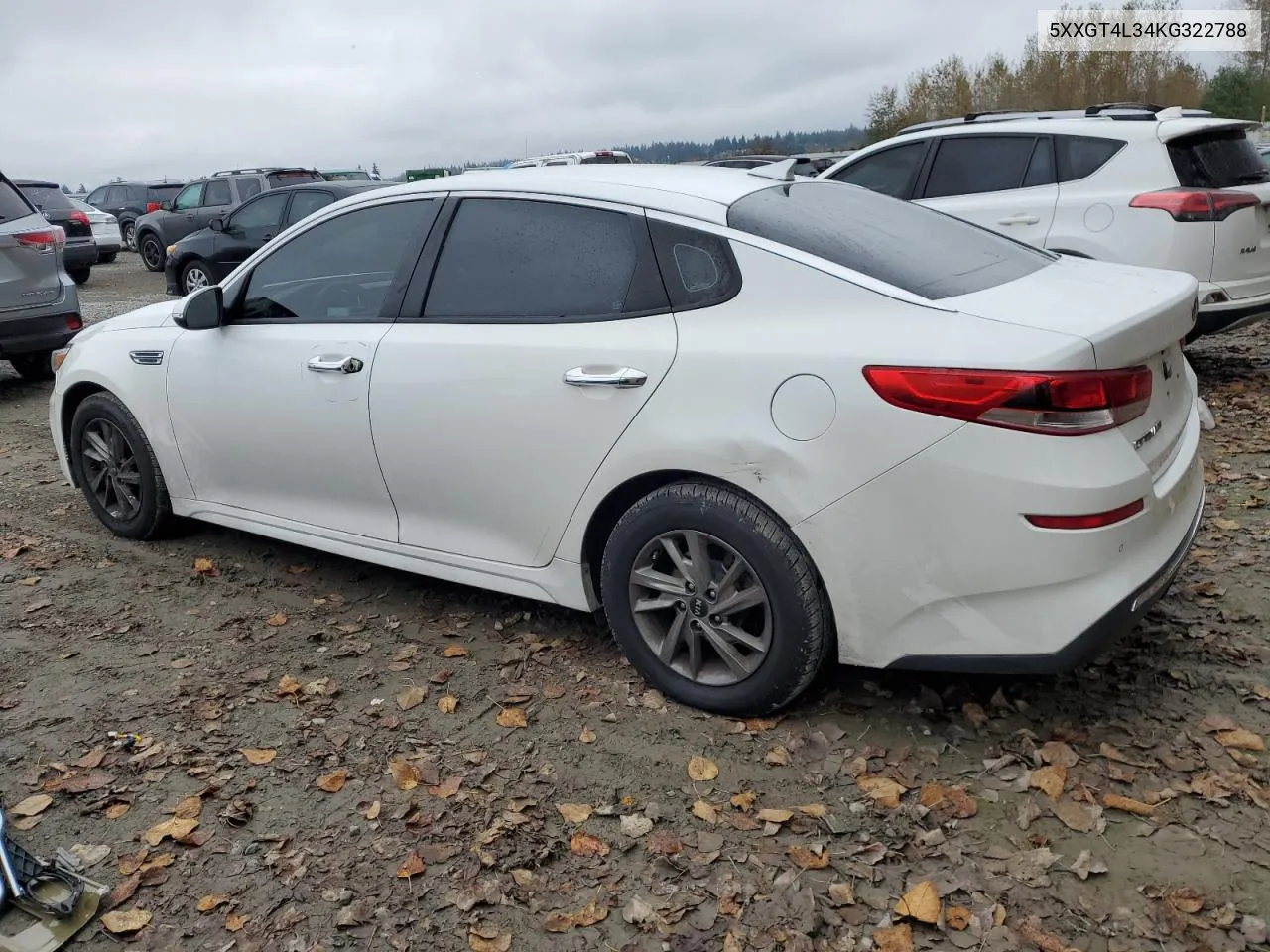 2019 Kia Optima Lx VIN: 5XXGT4L34KG322788 Lot: 74905904