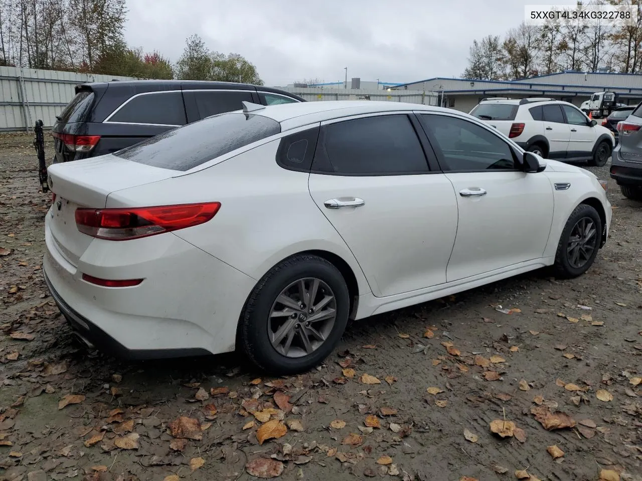 2019 Kia Optima Lx VIN: 5XXGT4L34KG322788 Lot: 74905904