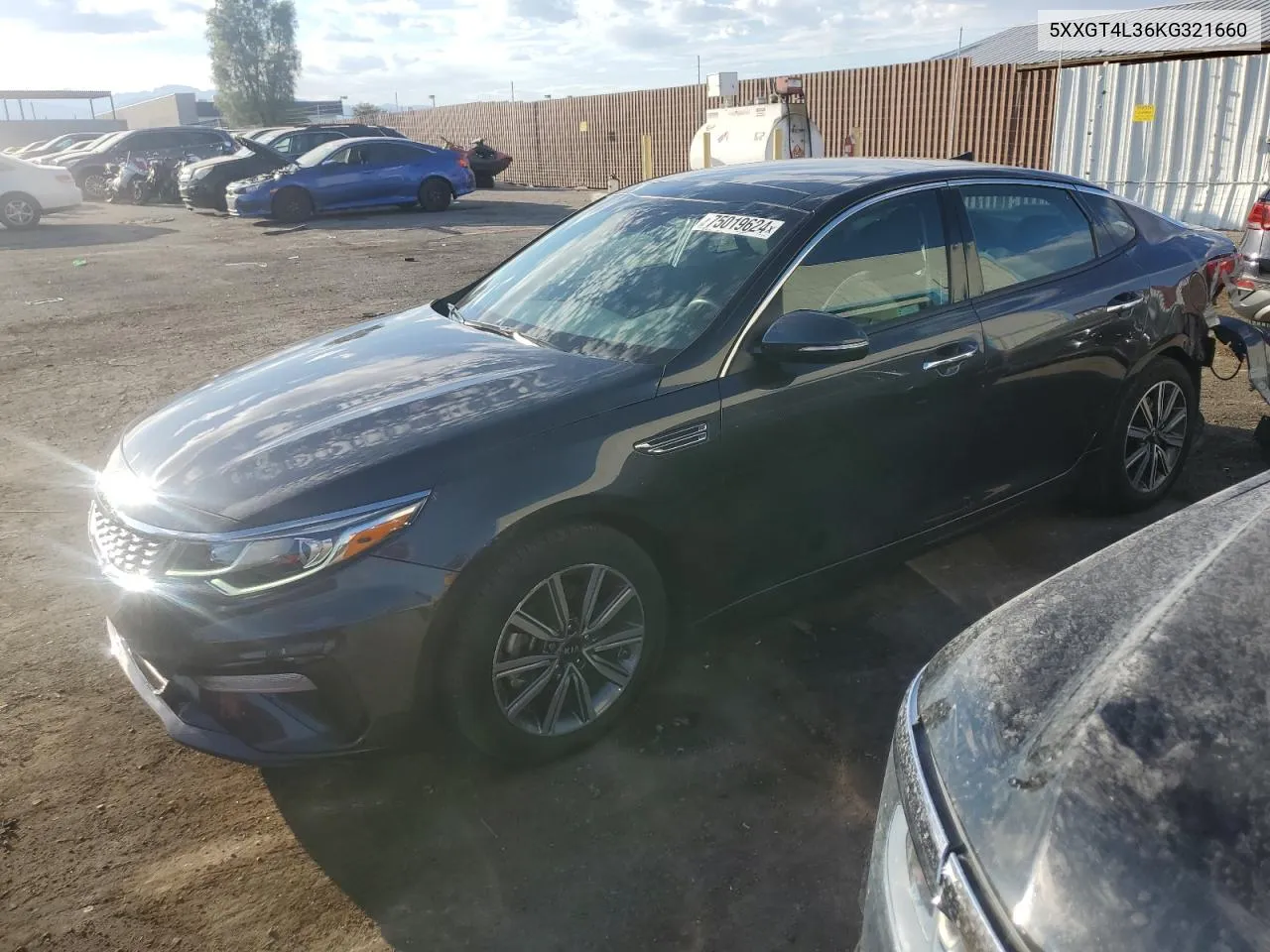 5XXGT4L36KG321660 2019 Kia Optima Lx