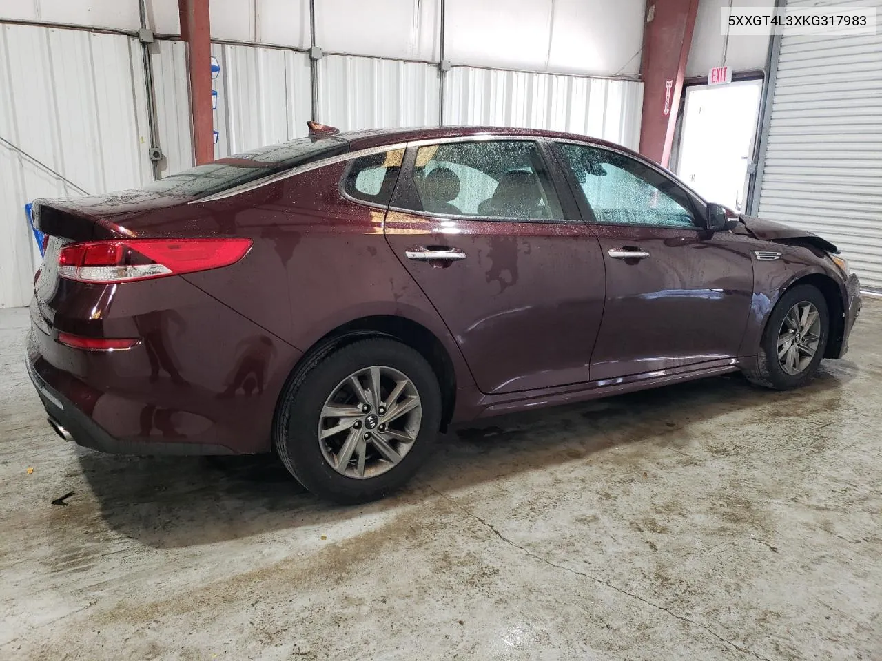 2019 Kia Optima Lx VIN: 5XXGT4L3XKG317983 Lot: 75096444