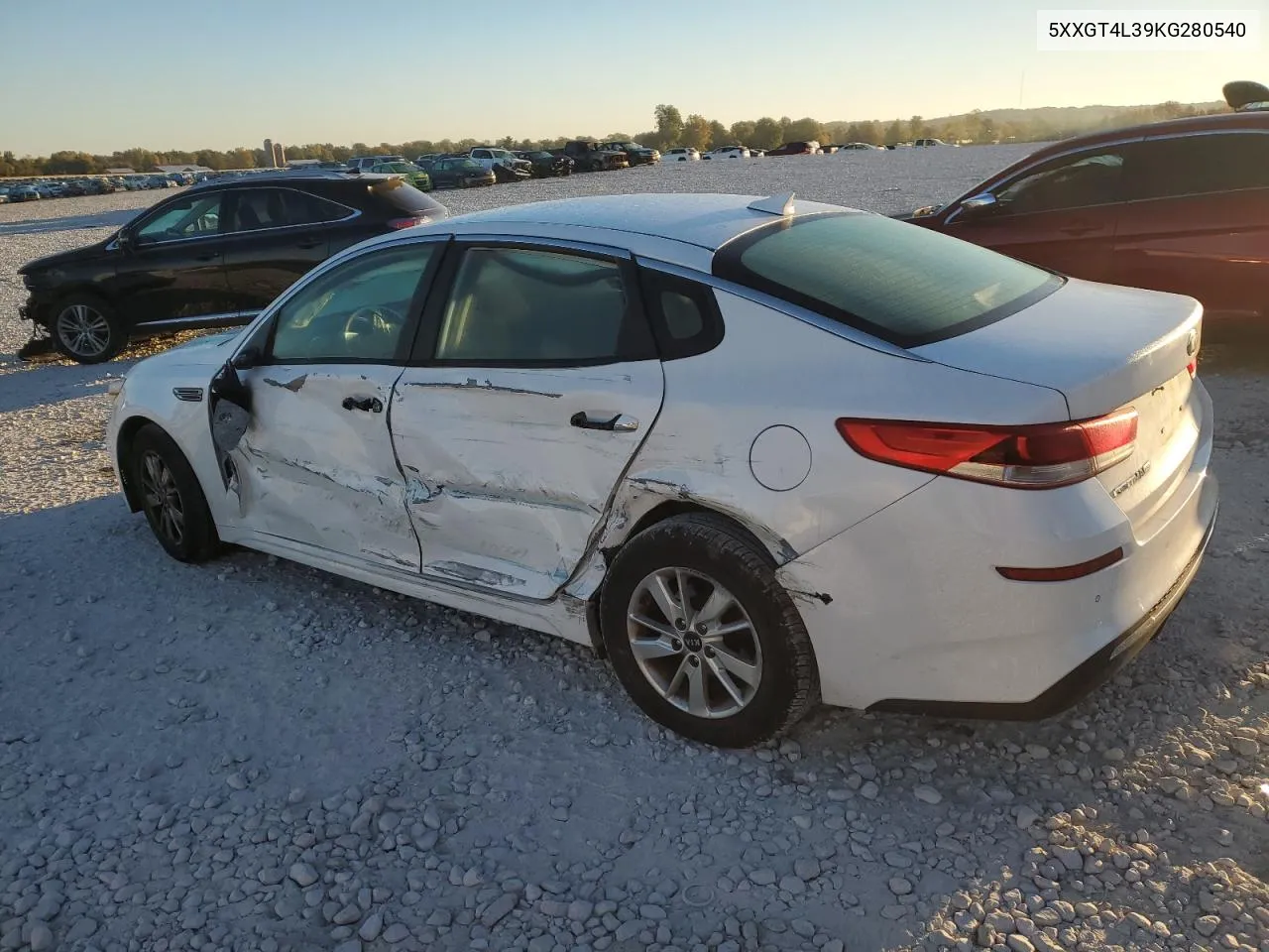 2019 Kia Optima Lx VIN: 5XXGT4L39KG280540 Lot: 75136754