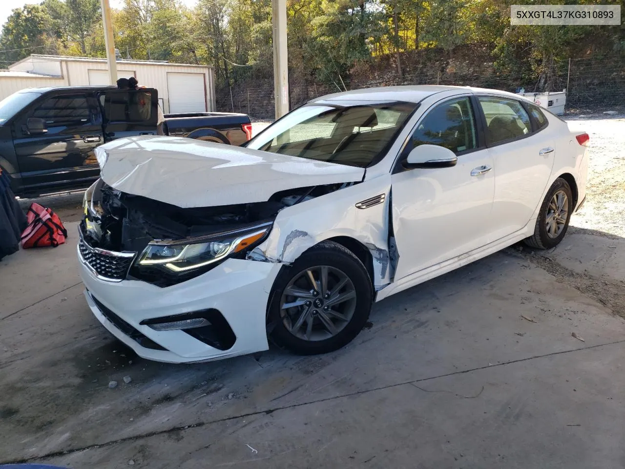 2019 Kia Optima Lx VIN: 5XXGT4L37KG310893 Lot: 75204104