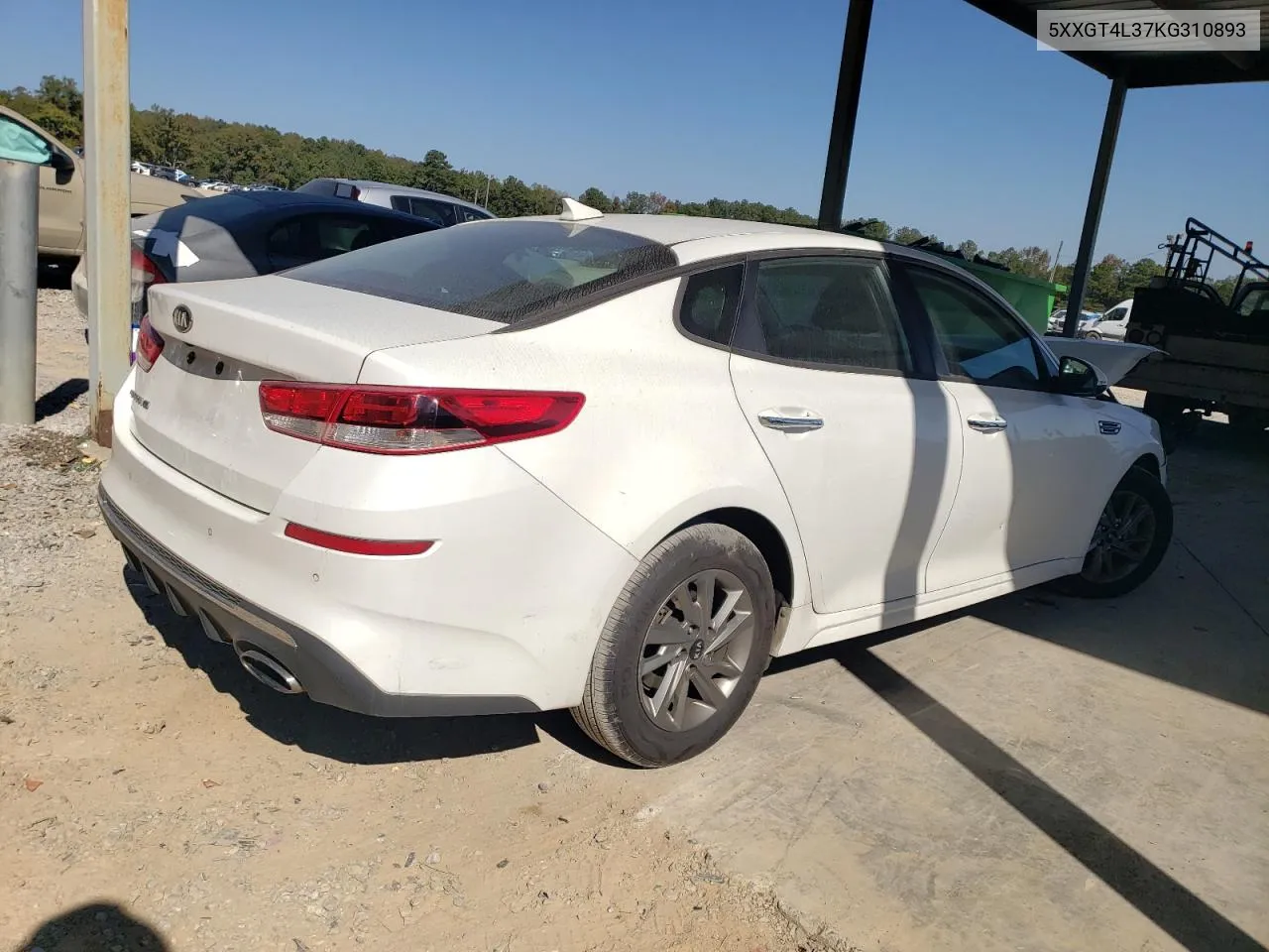 2019 Kia Optima Lx VIN: 5XXGT4L37KG310893 Lot: 75204104