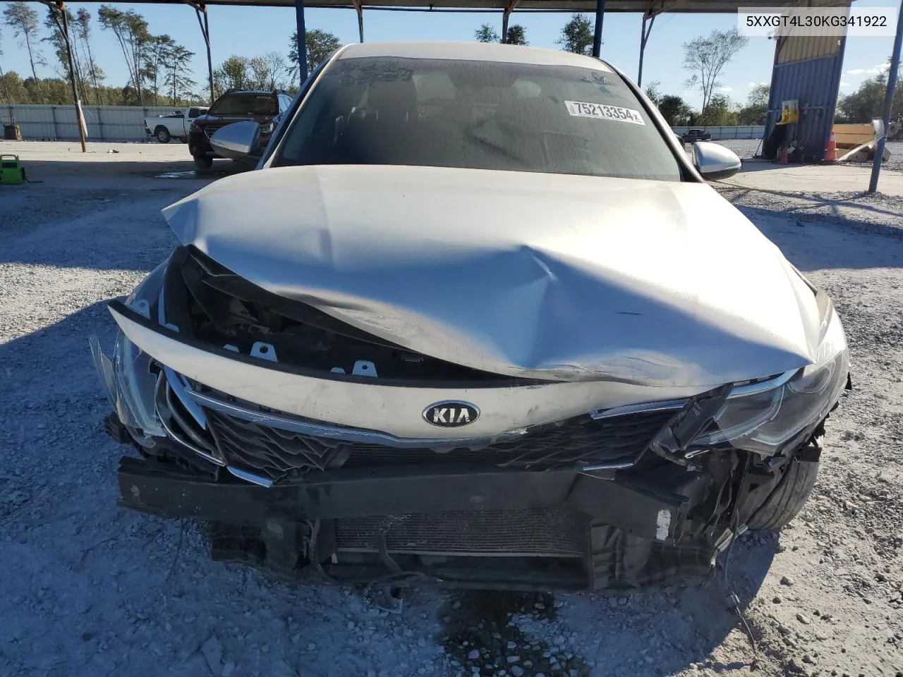 2019 Kia Optima Lx VIN: 5XXGT4L30KG341922 Lot: 75213354