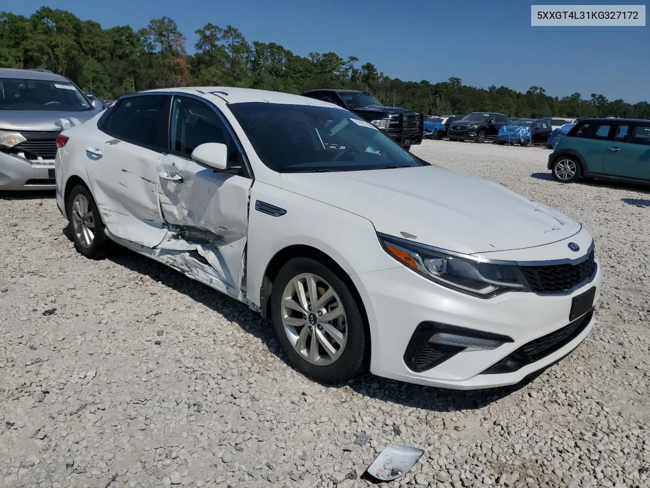 2019 Kia Optima Lx VIN: 5XXGT4L31KG327172 Lot: 75221834