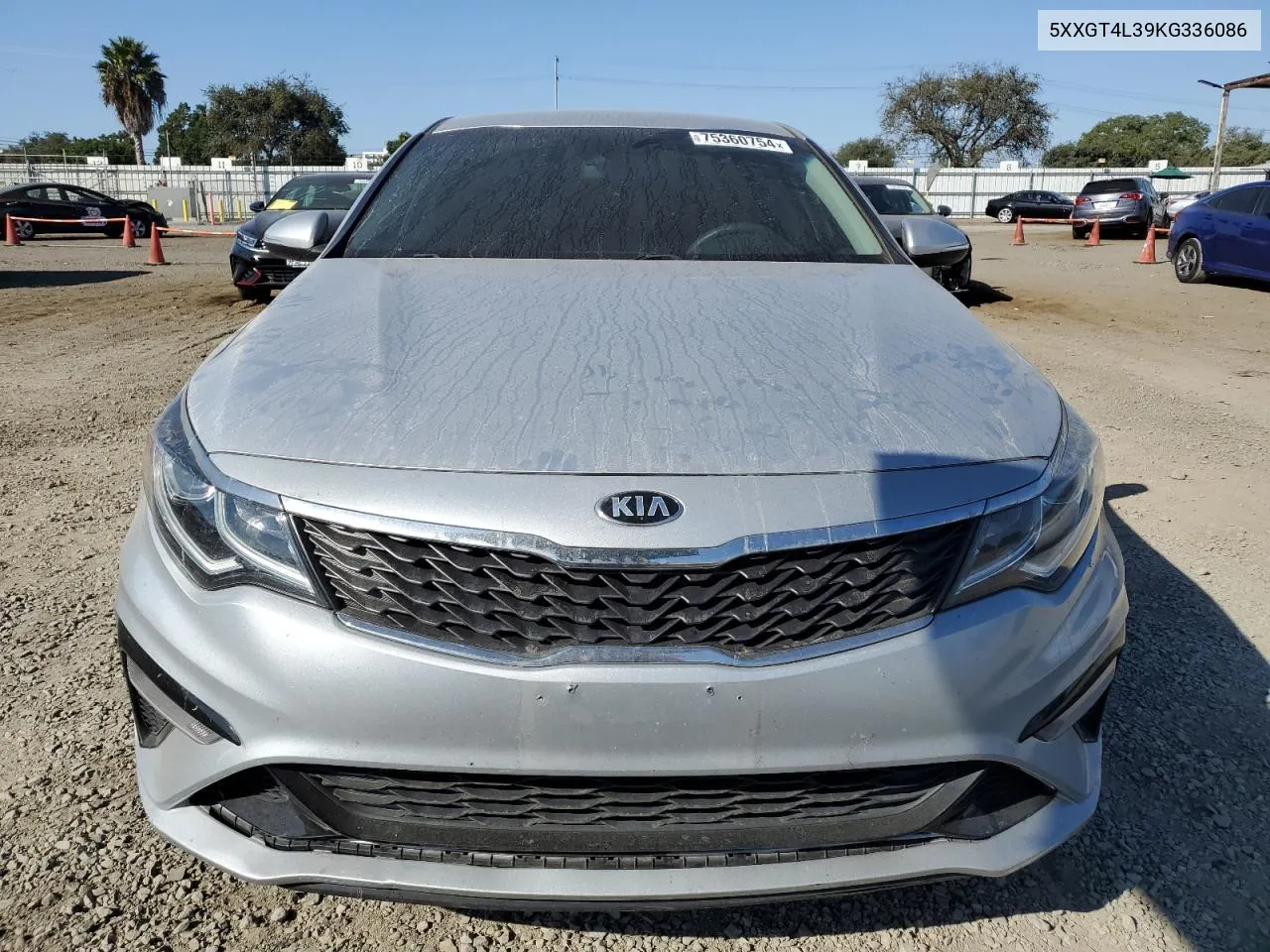 2019 Kia Optima Lx VIN: 5XXGT4L39KG336086 Lot: 75360754