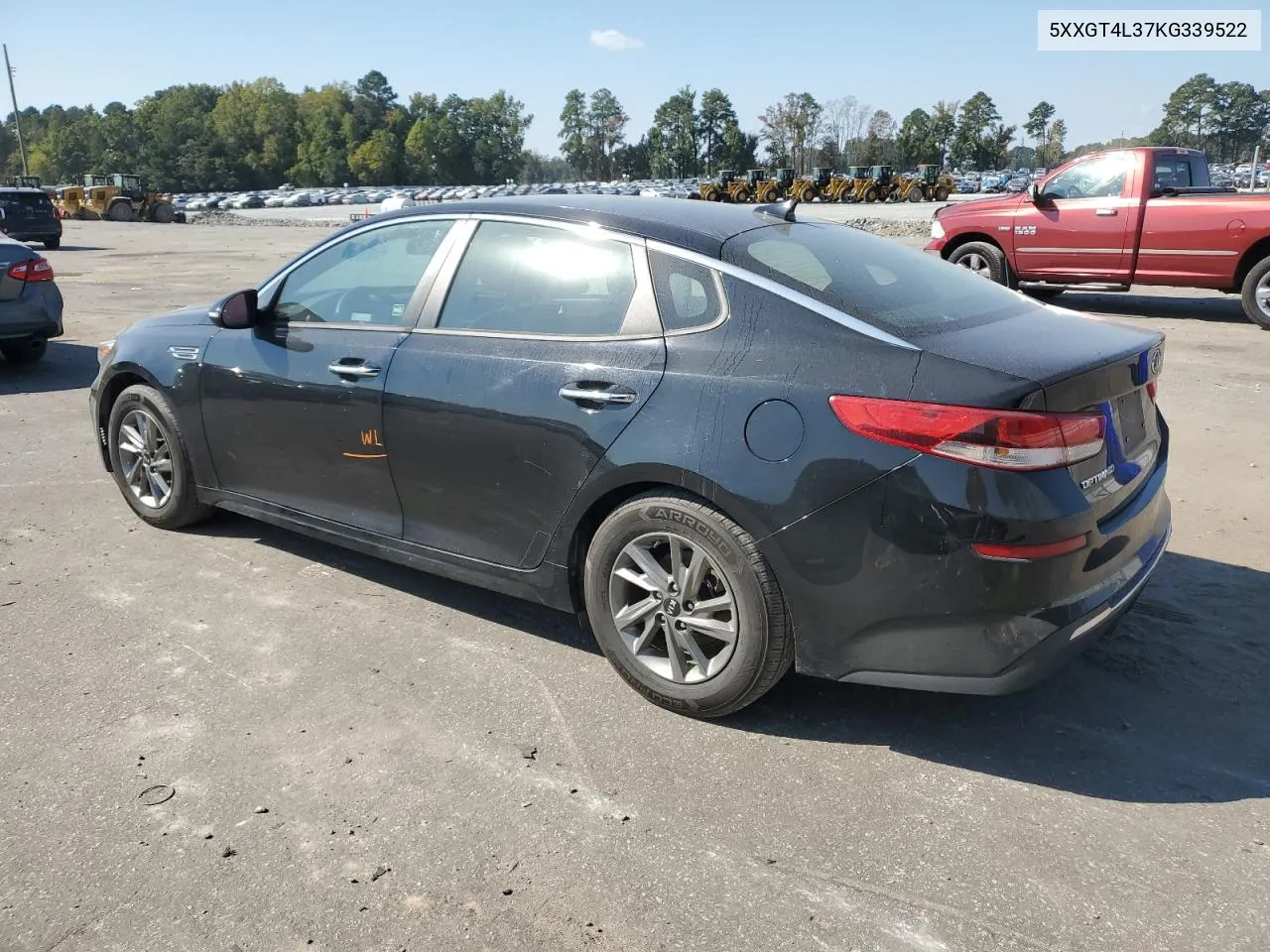 5XXGT4L37KG339522 2019 Kia Optima Lx