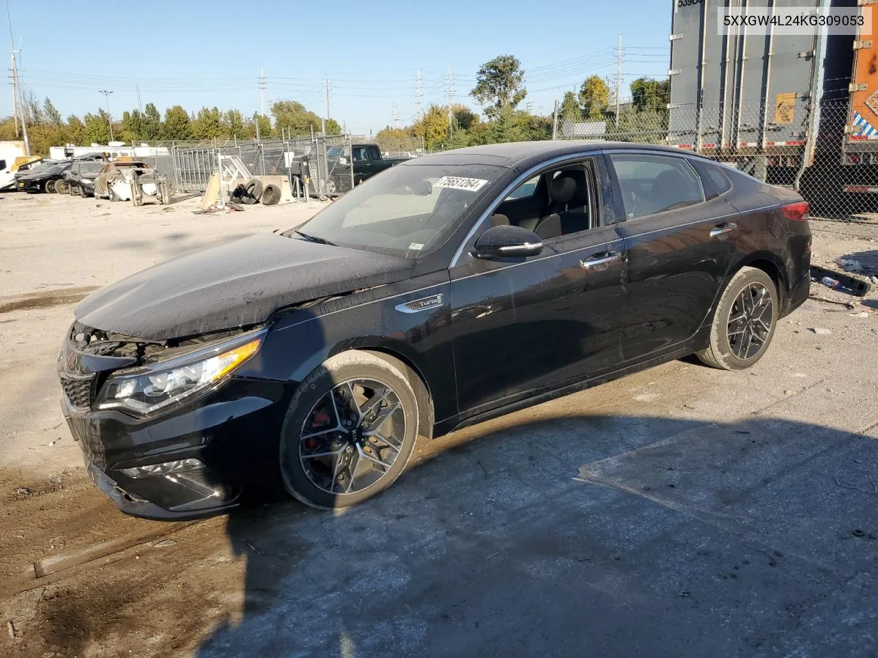 2019 Kia Optima Sx VIN: 5XXGW4L24KG309053 Lot: 75651264