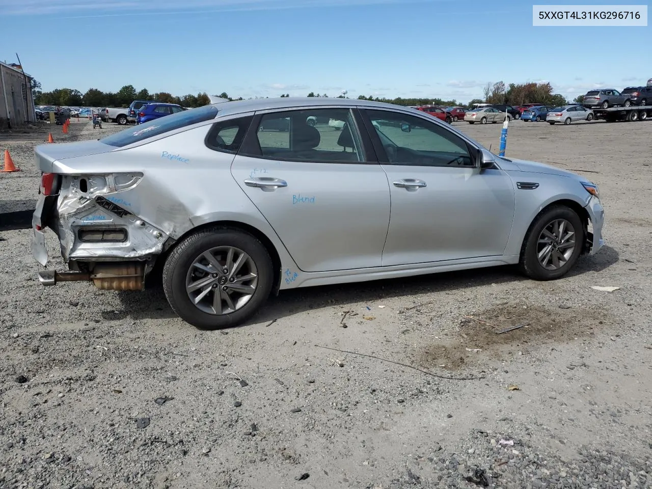 5XXGT4L31KG296716 2019 Kia Optima Lx