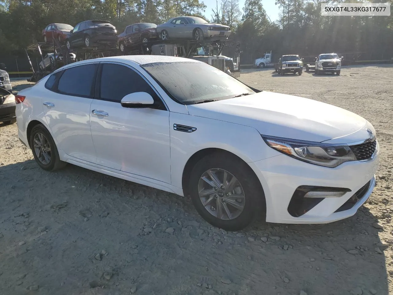 2019 Kia Optima Lx VIN: 5XXGT4L33KG317677 Lot: 75802974