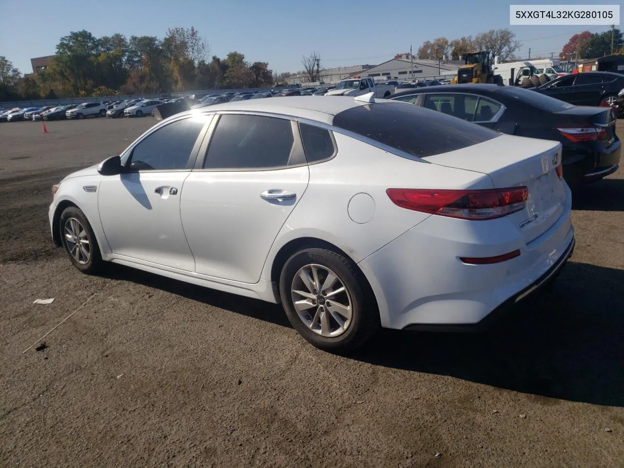 2019 Kia Optima Lx VIN: 5XXGT4L32KG280105 Lot: 75813514