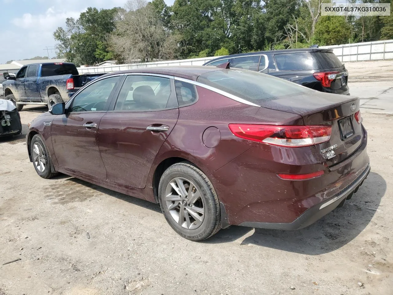 2019 Kia Optima Lx VIN: 5XXGT4L37KG310036 Lot: 75865984