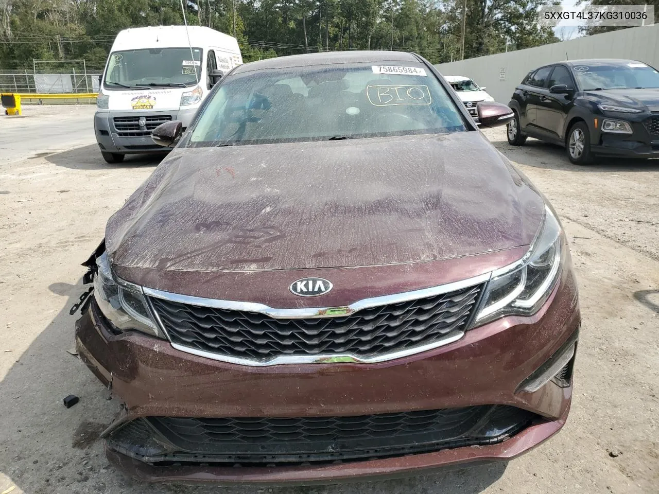 5XXGT4L37KG310036 2019 Kia Optima Lx