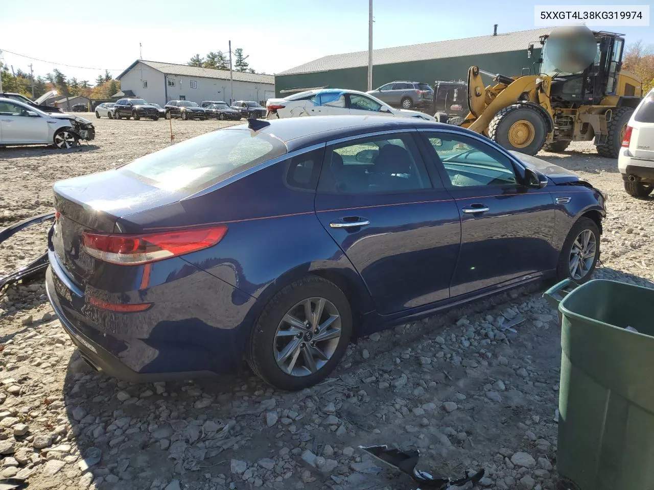 2019 Kia Optima Lx VIN: 5XXGT4L38KG319974 Lot: 75922264