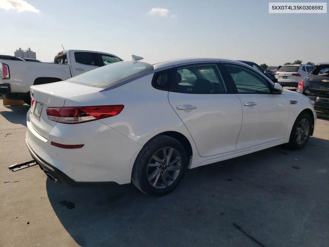 2019 Kia Optima Lx VIN: 5XXGT4L35KG308592 Lot: 75927694