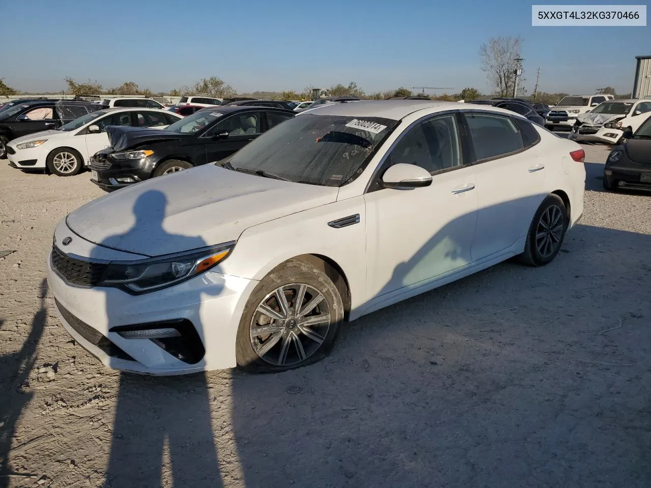 2019 Kia Optima Lx VIN: 5XXGT4L32KG370466 Lot: 76002014