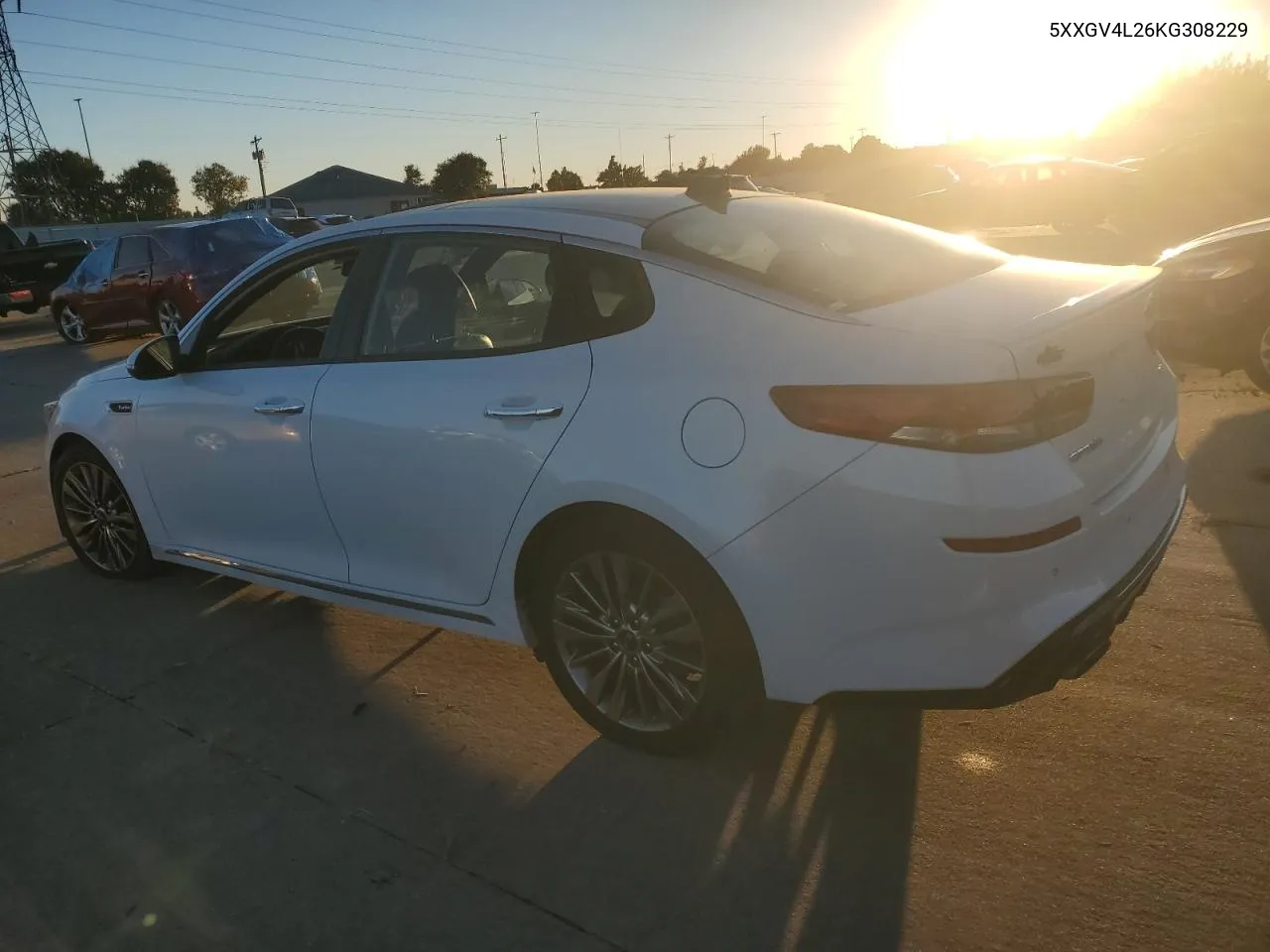 2019 Kia Optima Sxl VIN: 5XXGV4L26KG308229 Lot: 76063434