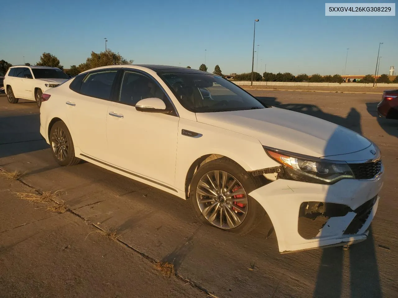 2019 Kia Optima Sxl VIN: 5XXGV4L26KG308229 Lot: 76063434