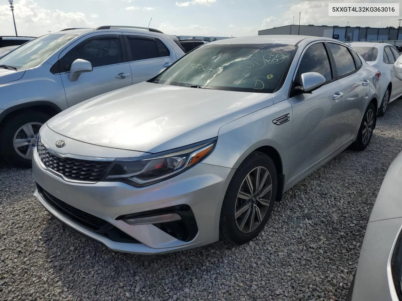 2019 Kia Optima Lx VIN: 5XXGT4L32KG363016 Lot: 76142444