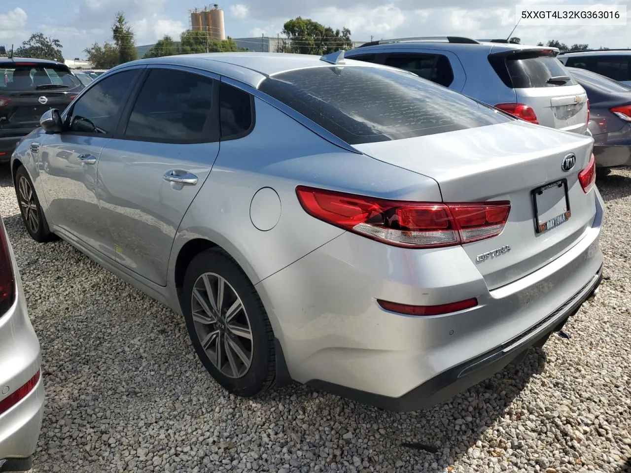 2019 Kia Optima Lx VIN: 5XXGT4L32KG363016 Lot: 76142444