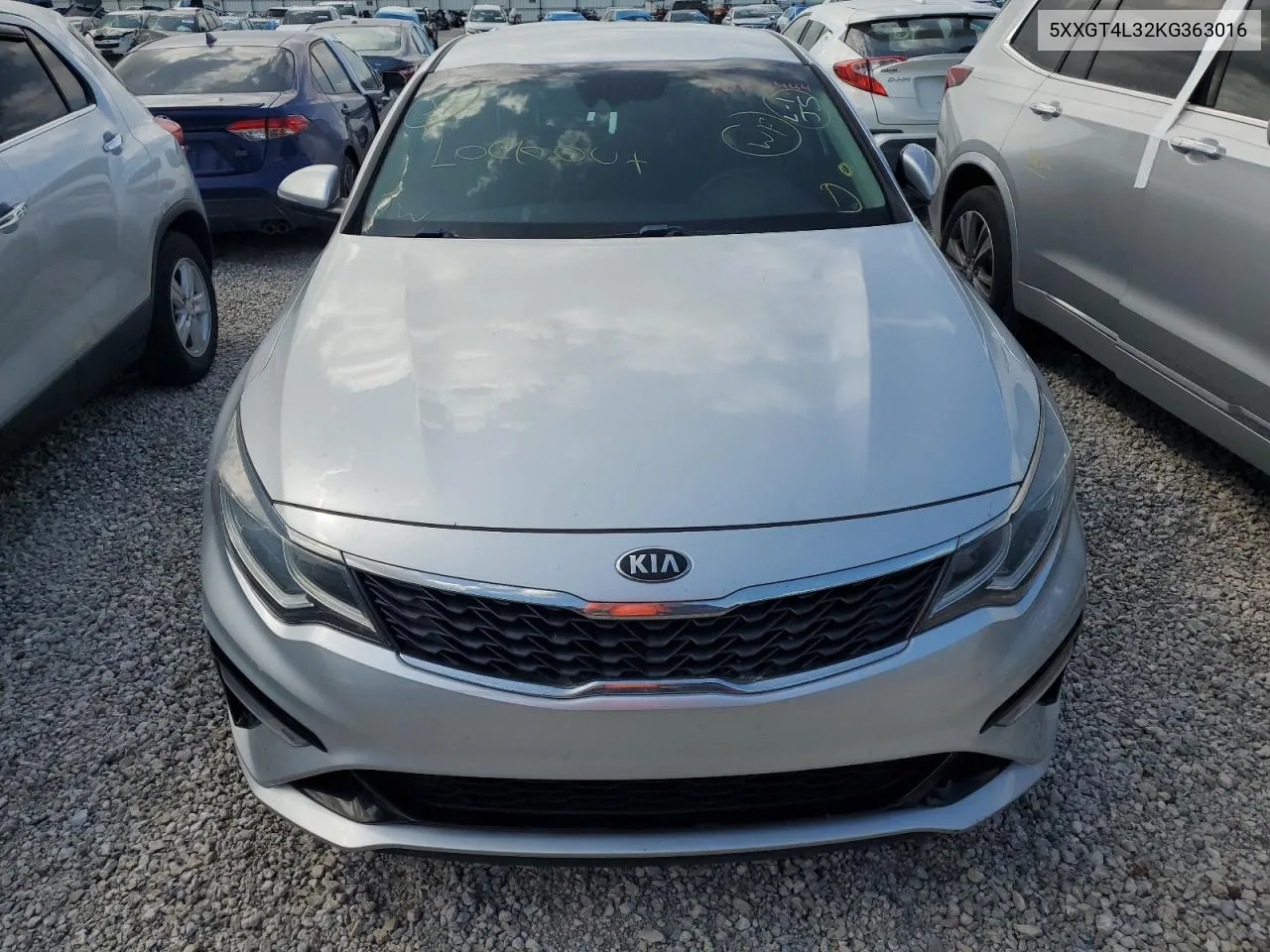 2019 Kia Optima Lx VIN: 5XXGT4L32KG363016 Lot: 76142444