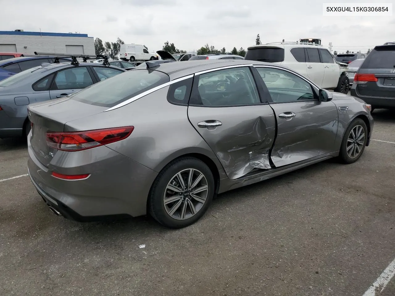 2019 Kia Optima Ex VIN: 5XXGU4L15KG306854 Lot: 76177134