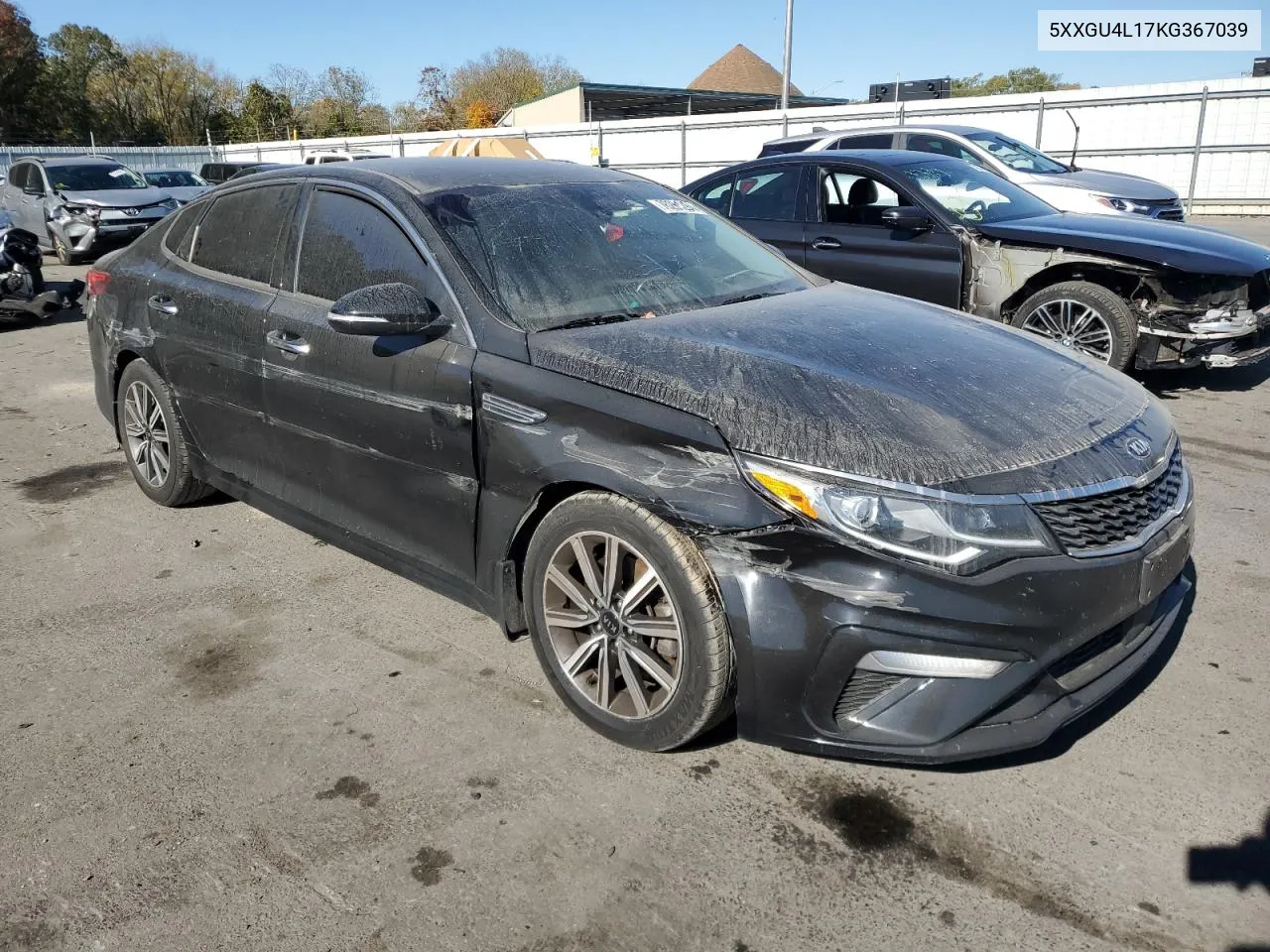 2019 Kia Optima Ex VIN: 5XXGU4L17KG367039 Lot: 76261284