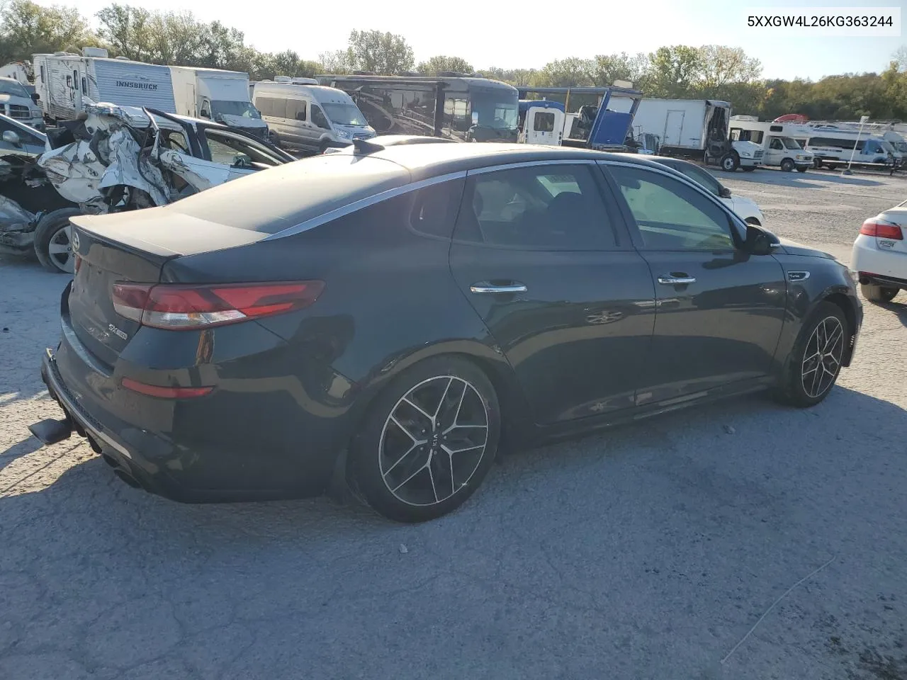 2019 Kia Optima Sx VIN: 5XXGW4L26KG363244 Lot: 76291974