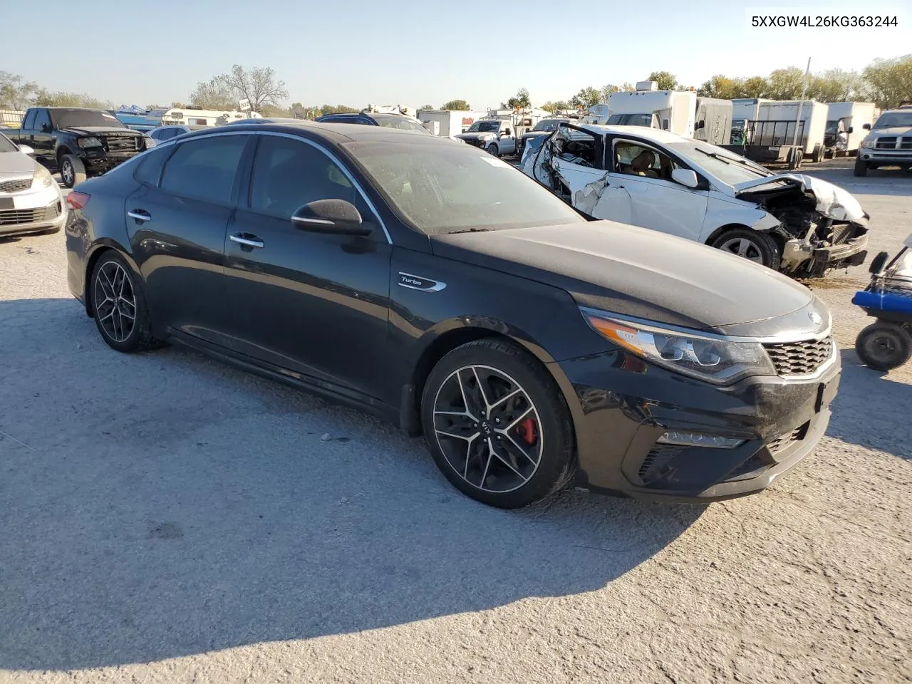 2019 Kia Optima Sx VIN: 5XXGW4L26KG363244 Lot: 76291974