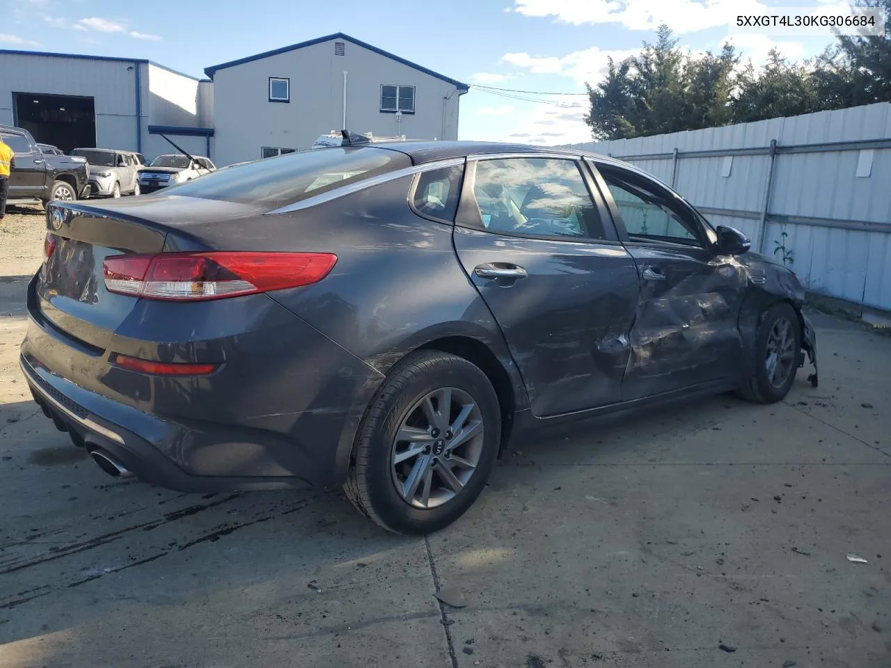 2019 Kia Optima Lx VIN: 5XXGT4L30KG306684 Lot: 76417284