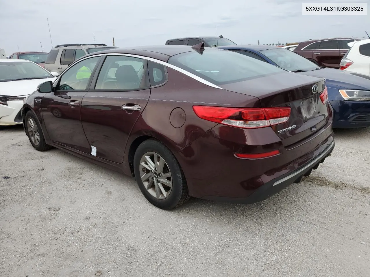 2019 Kia Optima Lx VIN: 5XXGT4L31KG303325 Lot: 76593894