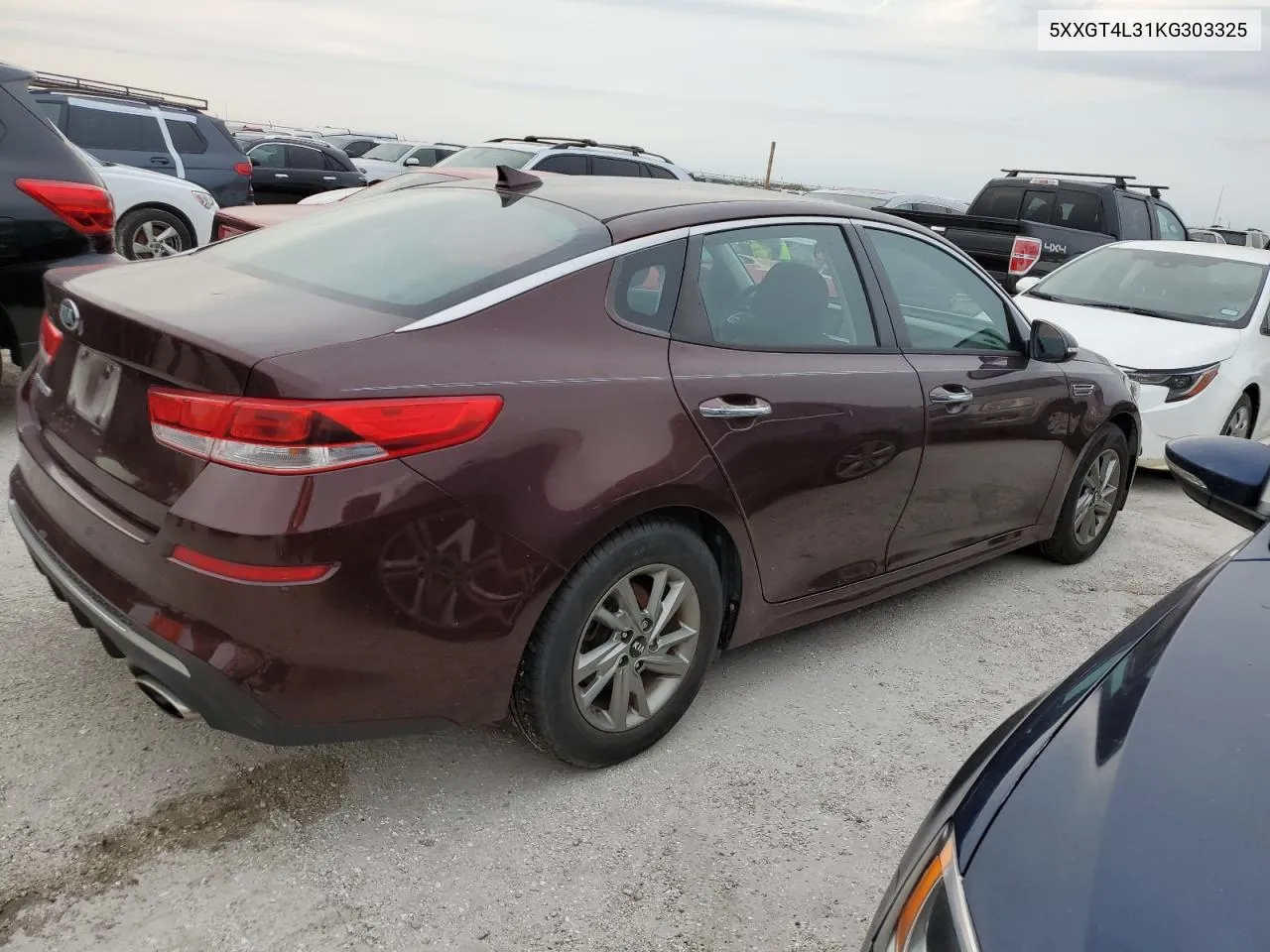 2019 Kia Optima Lx VIN: 5XXGT4L31KG303325 Lot: 76593894